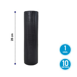 Rollo Gofrado Negro FRESHPACK 28cms X 10 mts para envasado al vacío