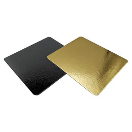 bandeja aluminizada Metal Free 17x24 cms. (Oro-Negro)