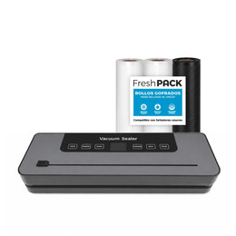 Selladora al Vacío con Cortador + 3 rollos 28cm (ENTREGA INMEDIATA)