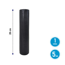 Rollo Gofrado Negro FRESHPACK 28cms X 5mts para envasado al vacío