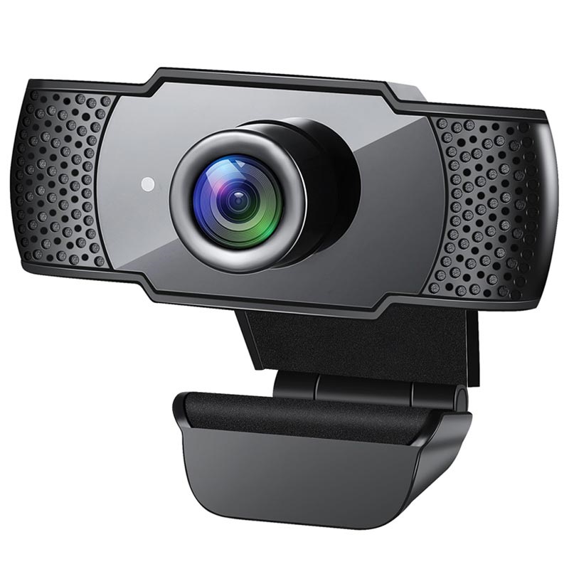 WEBCAM FULL HD 1080P USB CON MICROFONO Y CLIP