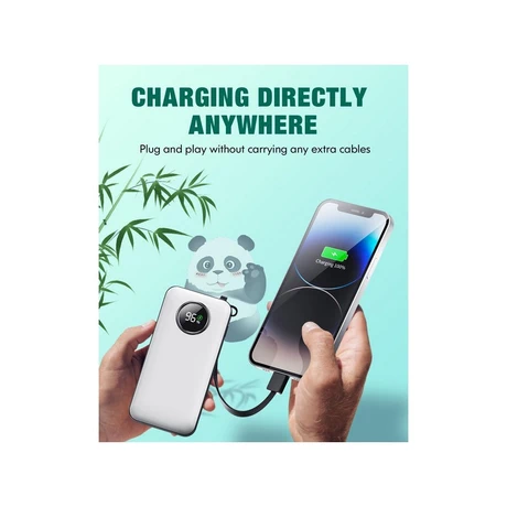 CARGADOR PORTATIL I6 PRO CARGA RAPIDA 3 DISPOSITIVOS IPHONE/IPAD/ANDROID/KINDLE  30W15000 MAH NUEVO - vista alternativa