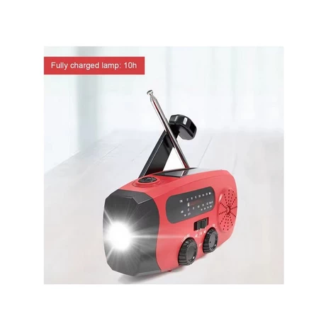 Radio emergencia Multifunciones CARGA SOLAR con luces LED ,Linterna y Cargador USB Nuevo - vista alternativa