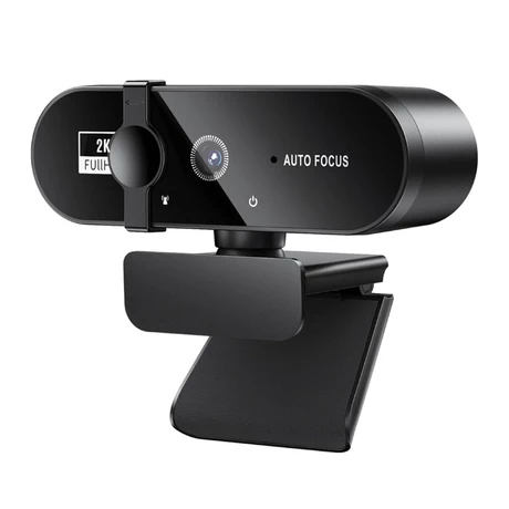 Lenovo Mini Cámara Web FHD con Micrófono, Autofocus, conexión USB, Grabación de Video