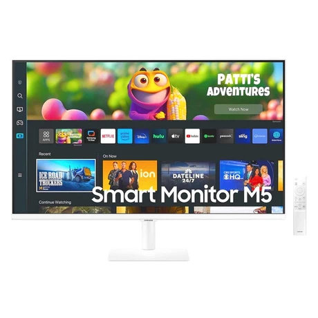 MONITOR SAMSUNG 32” FHD SMART TV M5 WIFI  HDMI USB BLUETOOTH VA TIZEN VESA   - vista alternativa