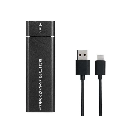 COFRE  DISCO DURO EXTERNO DE META  USB3.1 M.2 SATA SSD, CON PROTOCOLO NVME, TIPO USB C
