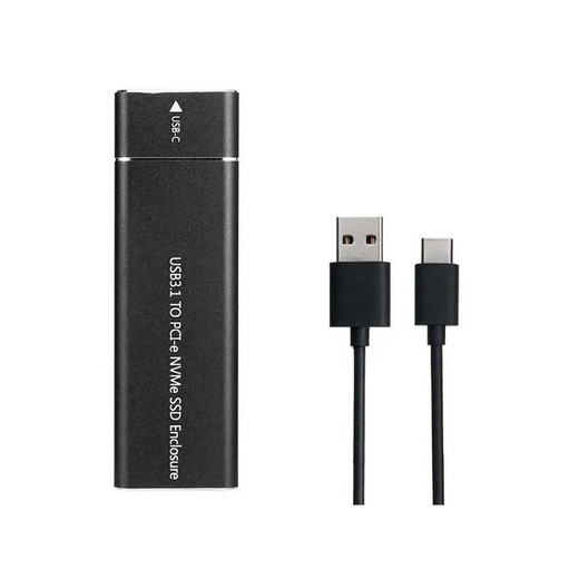 COFRE  DISCO DURO EXTERNO DE META  USB3.1 M.2 SATA SSD, CON PROTOCOLO NVME, TIPO USB C