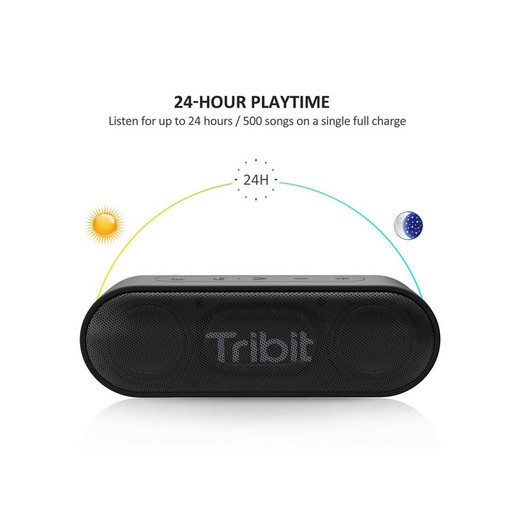 Parlante Portatil Tribit Xsound Go Bluetooth Nuevo Resistente Al Agua 24 Horas De Reproducción