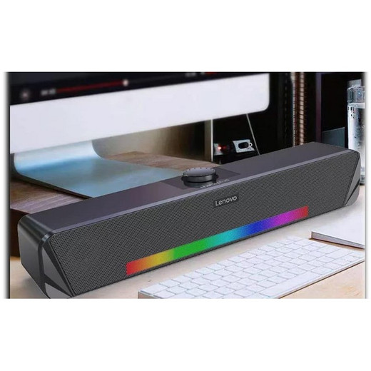 BARRA DE SONIDO Lenovo thinkplus TS33-B Bluetooth + Aux Soundbar Speaker RGB Light