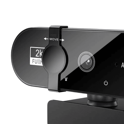 Lenovo Mini Cámara Web FHD con Micrófono, Autofocus, conexión USB, Grabación de Video