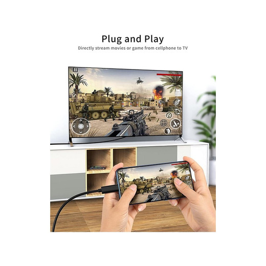 CABLE USB C A HDMI 4K,1080P ,DP ,TUNDERBOLT MAC,SAMSUNG, WINDOWS 1.8 MTS 