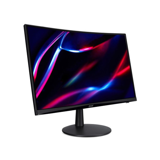 MONITOR CURVO GAMER ACER NITRO ED240Q S WIDESCREEN FHD 165HZ 1MS 1 X HDMI 1 X DISPLAYPORT VESA MOUNT COLOR NEGRO NUEVO