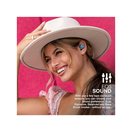 JLab Go Air Pop - Auriculares inalámbricos Bluetooth y funda de carga, conexión dual, resistencia Humedad IPX4, conexión Bluetooth 5, ajustes de sonido EQ Nuevo