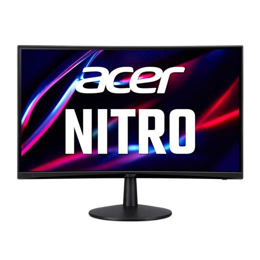 MONITOR CURVO GAMER ACER NITRO ED240Q S WIDESCREEN FHD 165HZ 1MS 1 X HDMI 1 X DISPLAYPORT VESA MOUNT COLOR NEGRO NUEVO