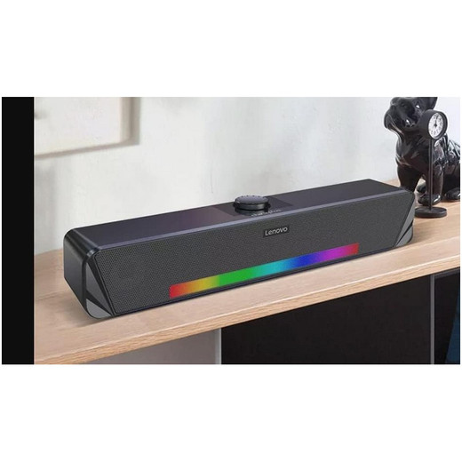 BARRA DE SONIDO Lenovo thinkplus TS33-B Bluetooth + Aux Soundbar Speaker RGB Light