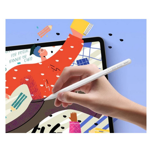 Stylus Pen Baseus para iPad y iPad Air Versión activa y pasiva con cable tipo C Led Nuevo