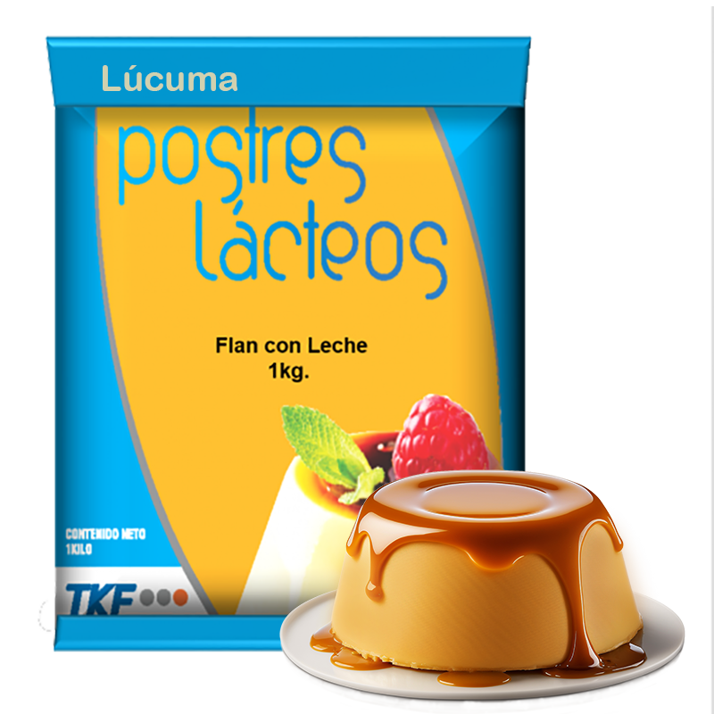 Flan con Leche L-4 Lucuma 10 x 1kg Foodgroup