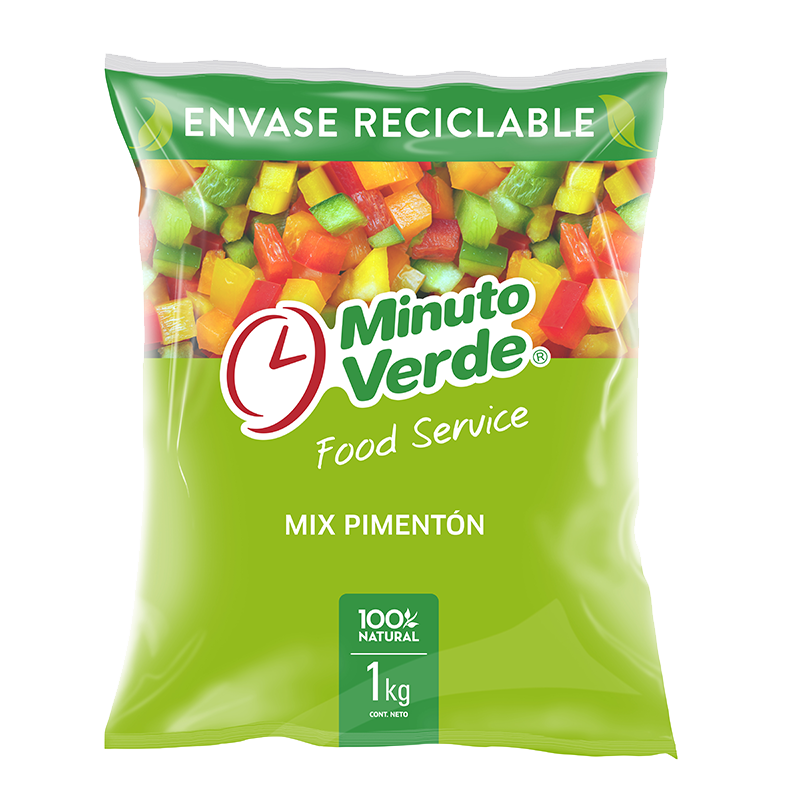 Mix de pimentones Minuto Verde 1 Kg