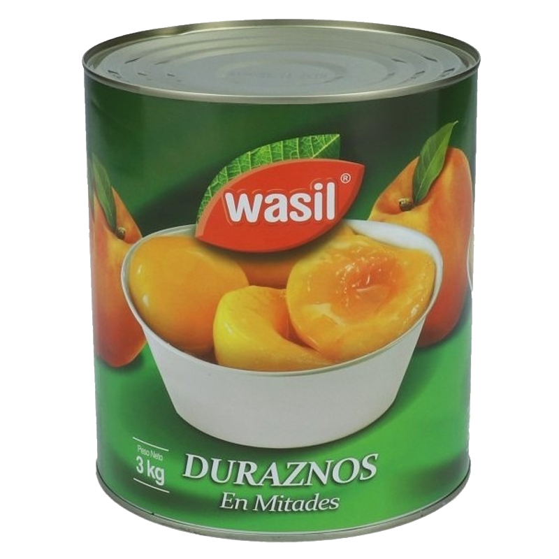 DURAZNO EN MITADES WASIL 3 L