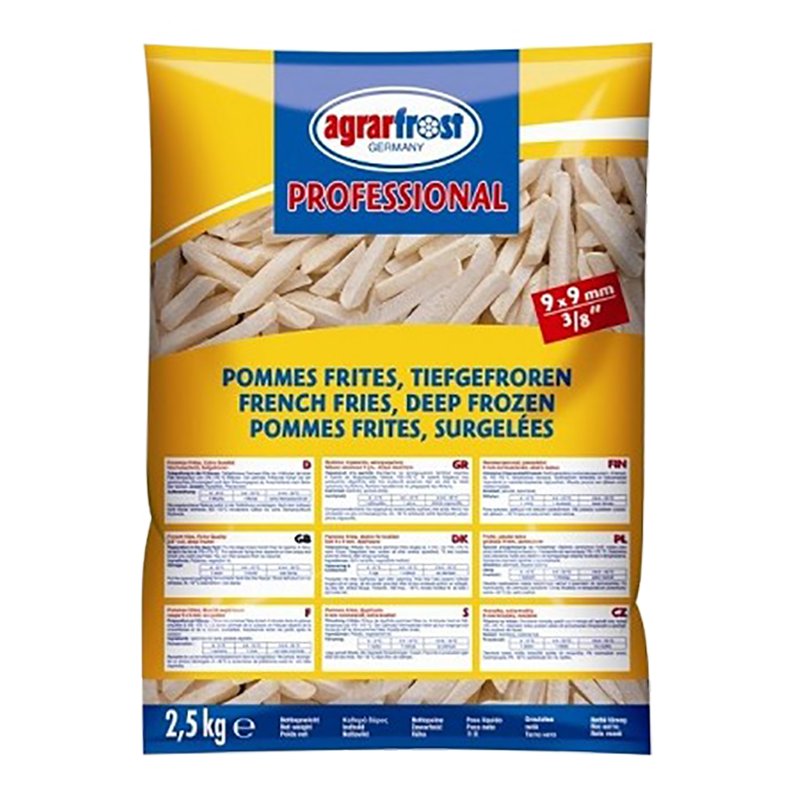 PAPAS FRITAS AGREFROST 11X11MM 4X2,5KG