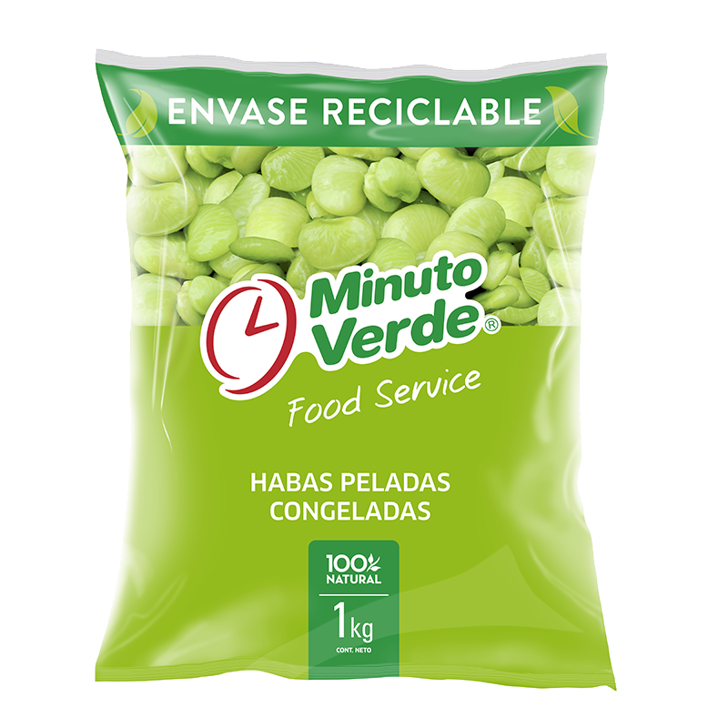 Habas peladas Minuto Verde 1 Kg