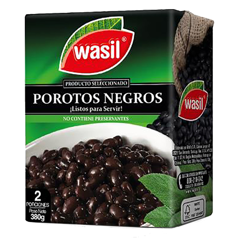 POROTOS NEGROS WASIL 380 g