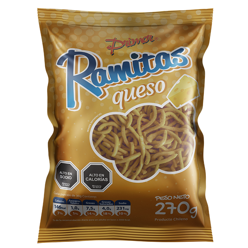 Ramitas sabor Queso Primor 270 gr