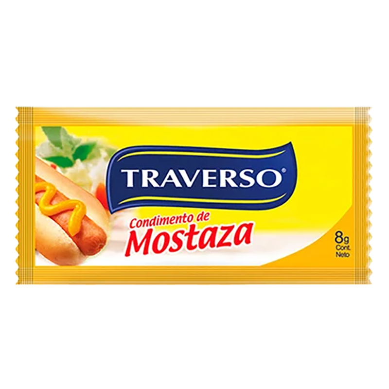 MOSTAZA SACHET 300x8 Gr Traverso