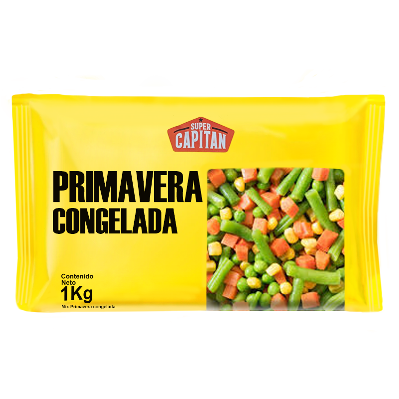 PRIMAVERA DE VERDURAS IQF SUPER CAPITAN 1 Kg