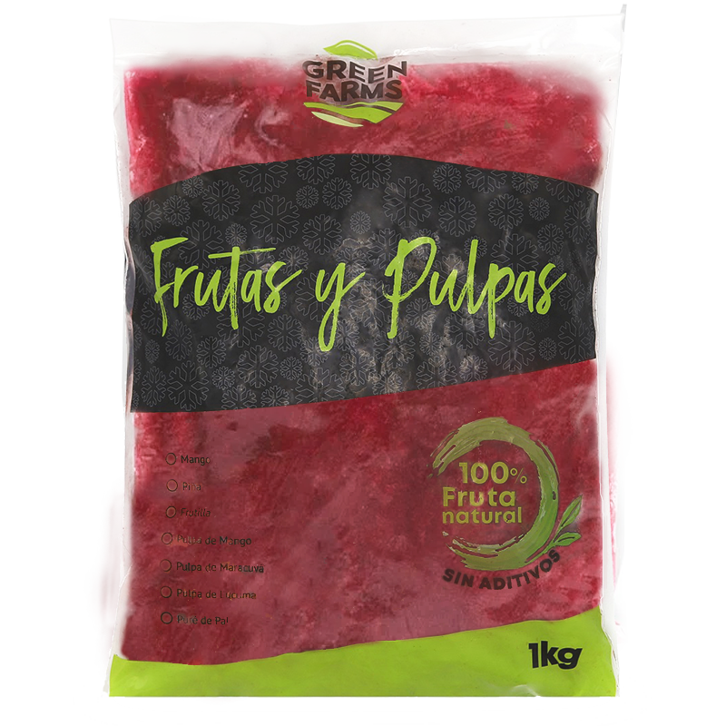 Pulpa de Frutilla GreenFarms 1kg