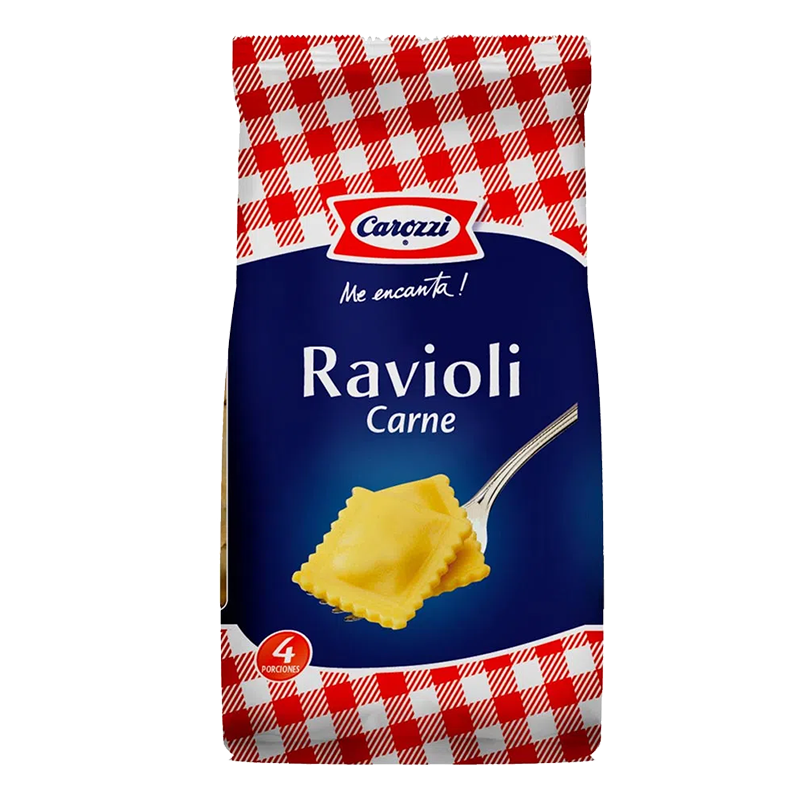 RAVIOLI CARNE CAROZZI 400 GR.