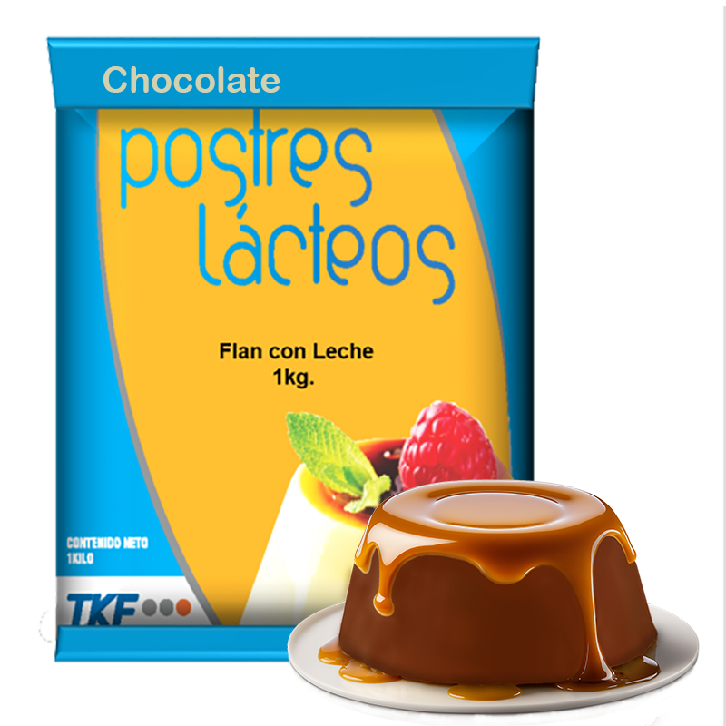 Flan con Leche L-4 Chocolate 10 x 1kg Foodgroup