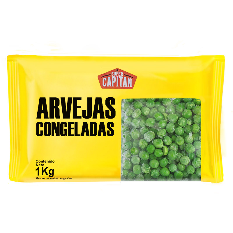 ARVEJAS CONGELADAS IQF SUPER CAPITAN 1 Kg