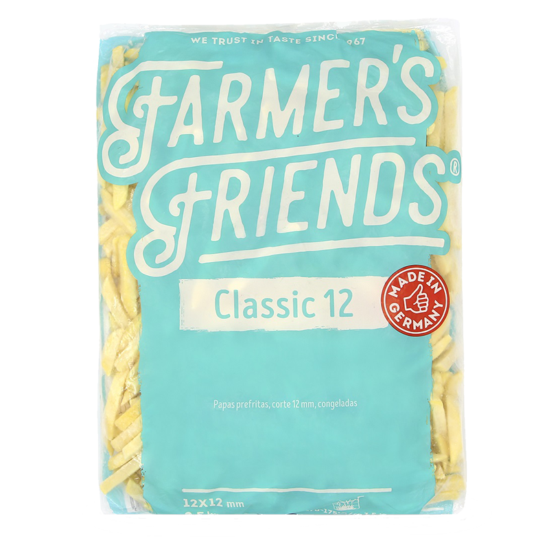 Papas prefritas 12mm Farmers Friends 2,5Kg