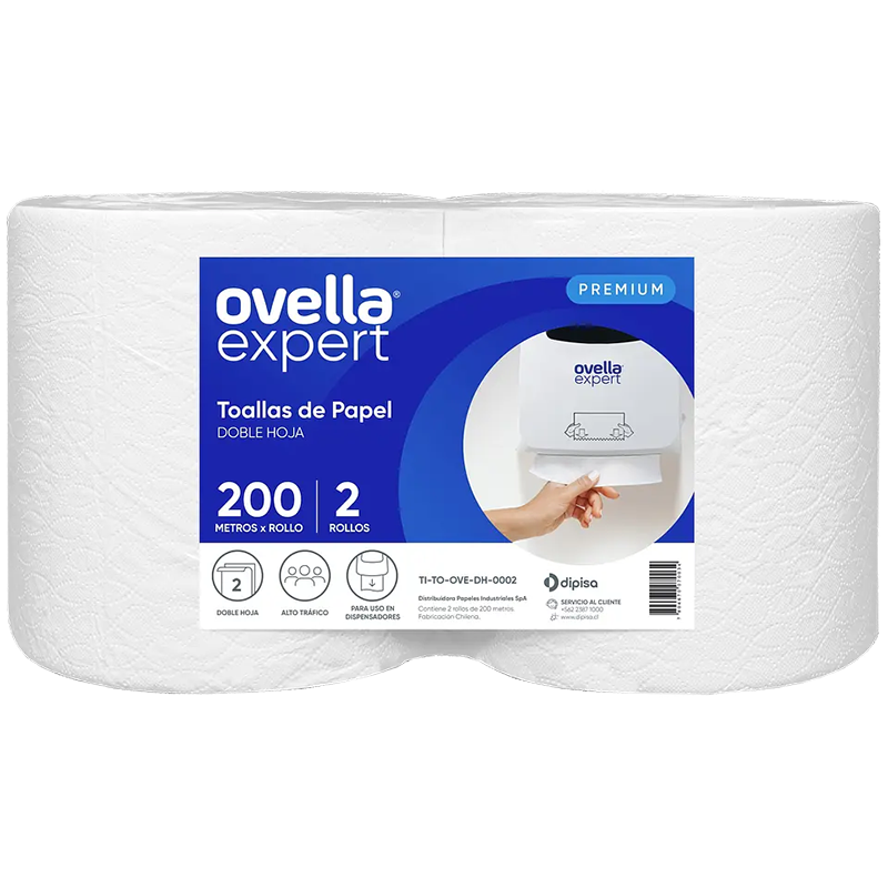 TOALLA OVELLA DOBLE HOJA 2x200 Mt