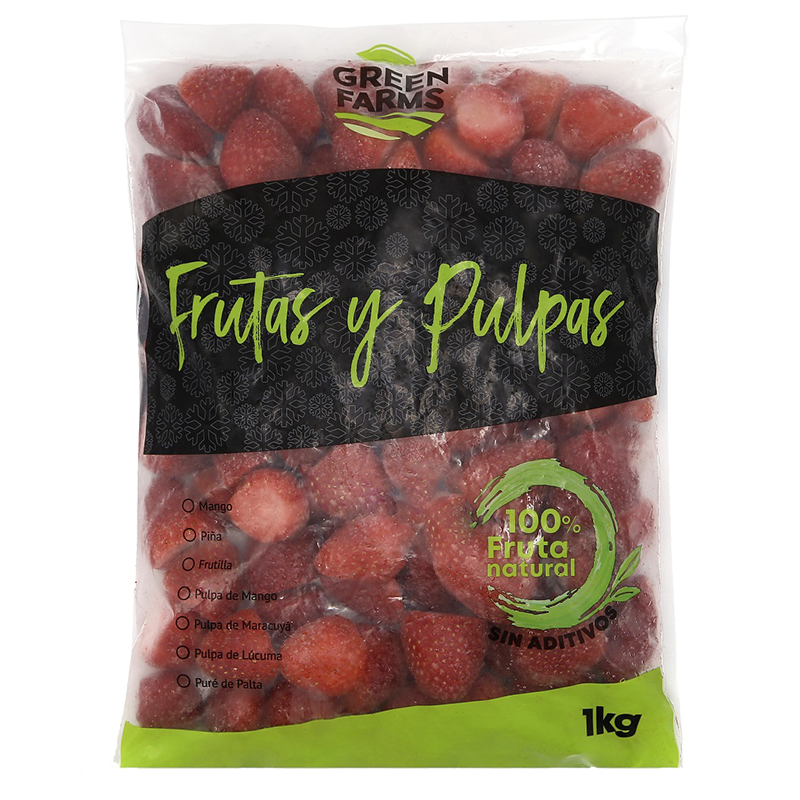 Frutilla Entera GreenFarms 1kg