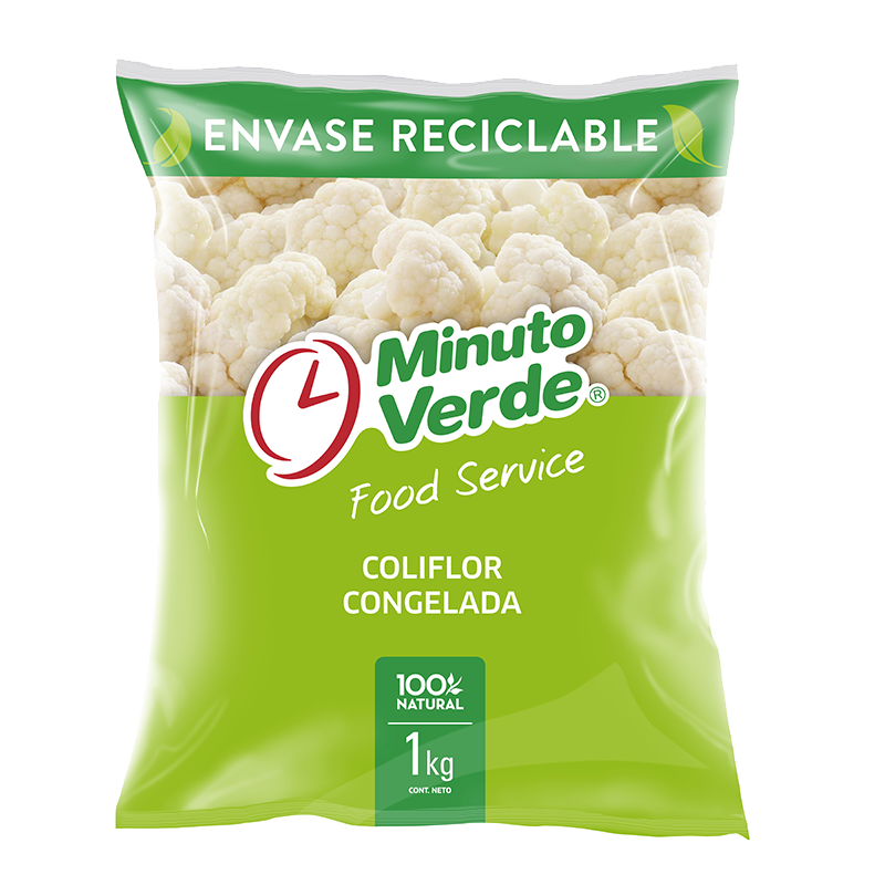  COLIFLOR  FOOD SERVICE 1 Kg Minuto Verde