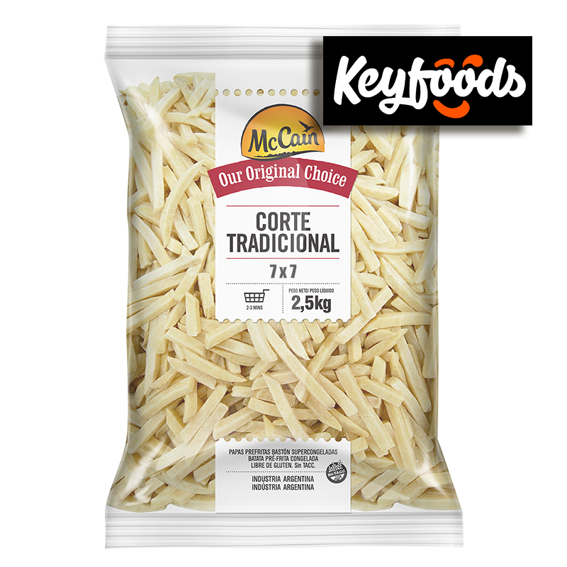 Papas Fritas 7x7 TRADICIONAL 2,5 Kg Keyfoods