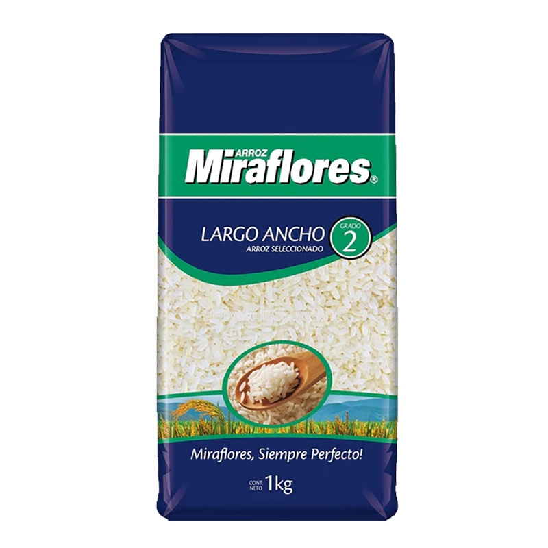 Arroz MIRAFLORES NACIONAL LAM G2 1Kg