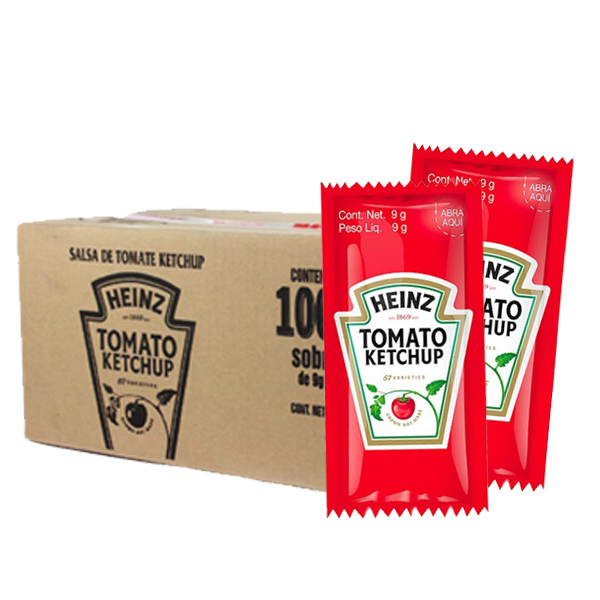 KETCHUP SACHET HEINZ 1000x9 Gr