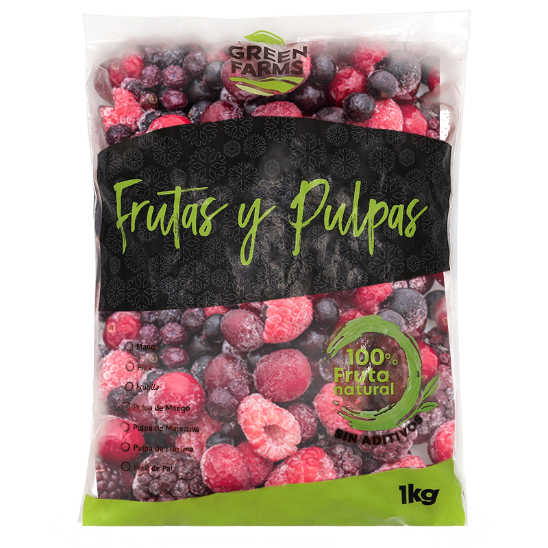 Mix de Berries (Mora, Arándano, Frambuesa) GreenFarms 1kg