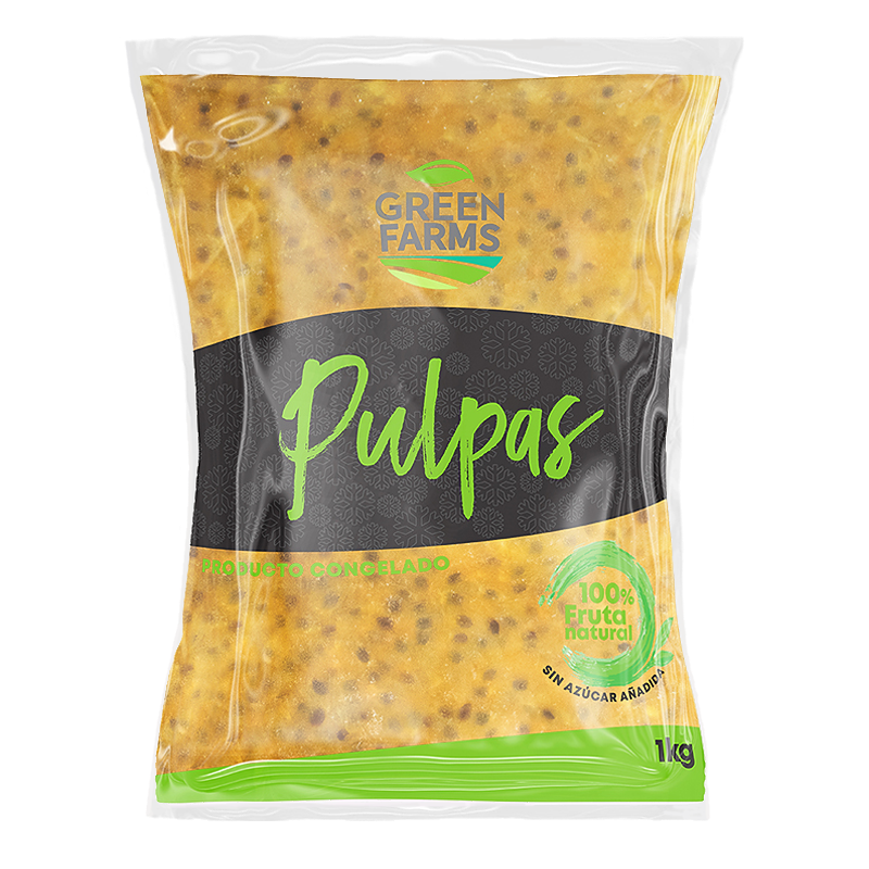 PULPA DE MARACUYA C/PEPAS GREENFARMS 1 Kg