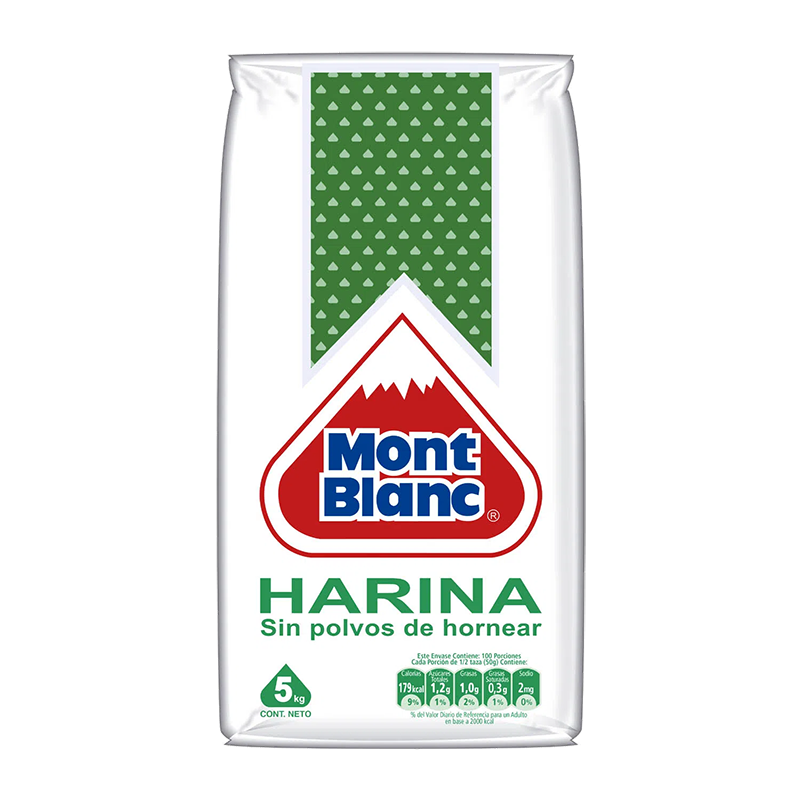 HARINA S/POLVO Mont Blanc 5 Kg