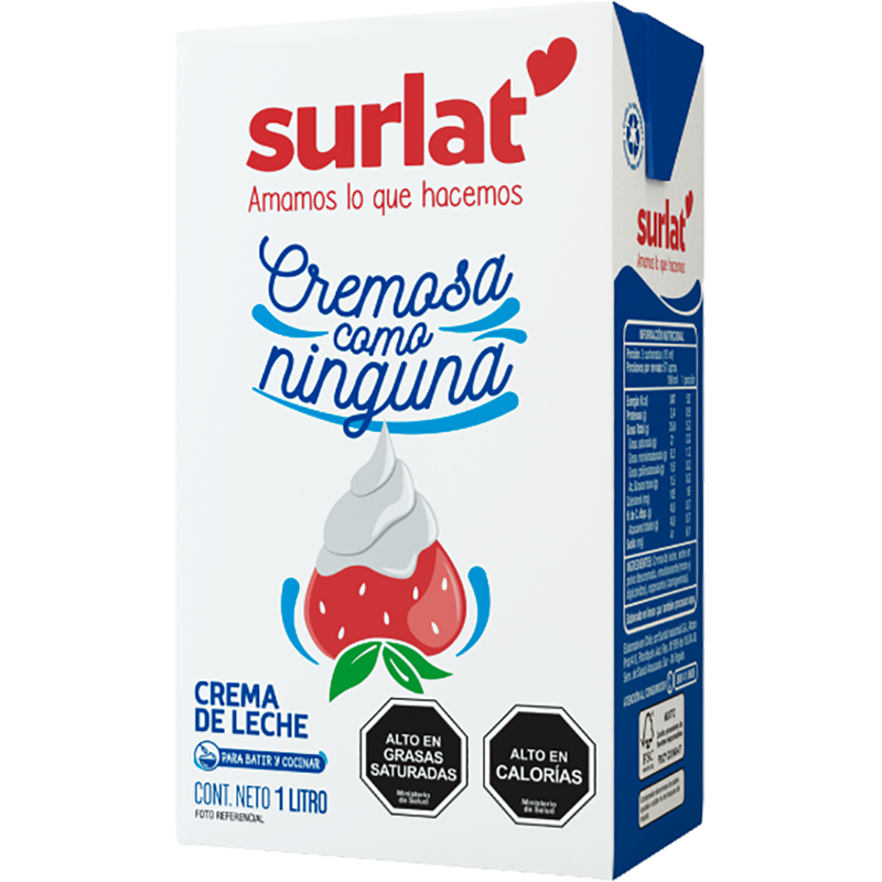 CREMA DE LECHE SURLAT, 1 Lt.