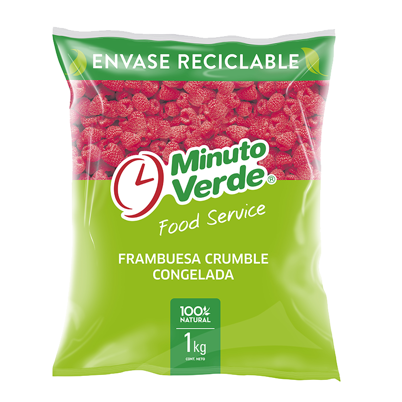 Frambuesa Crumble Minuto Verde 1 Kg