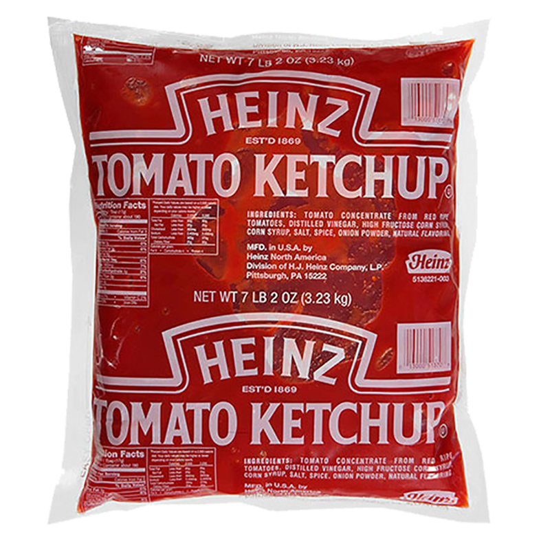 KETCHUP HEINZ POUCH PACK 3KG