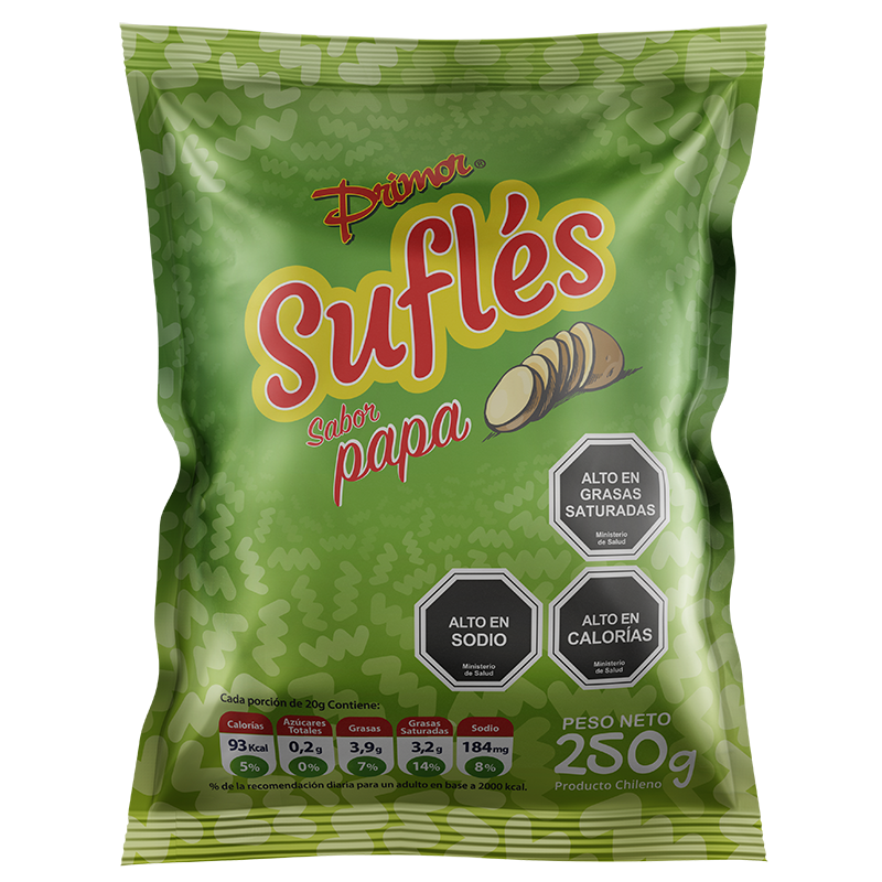 Suflé sabor Papas Primor 250 gr