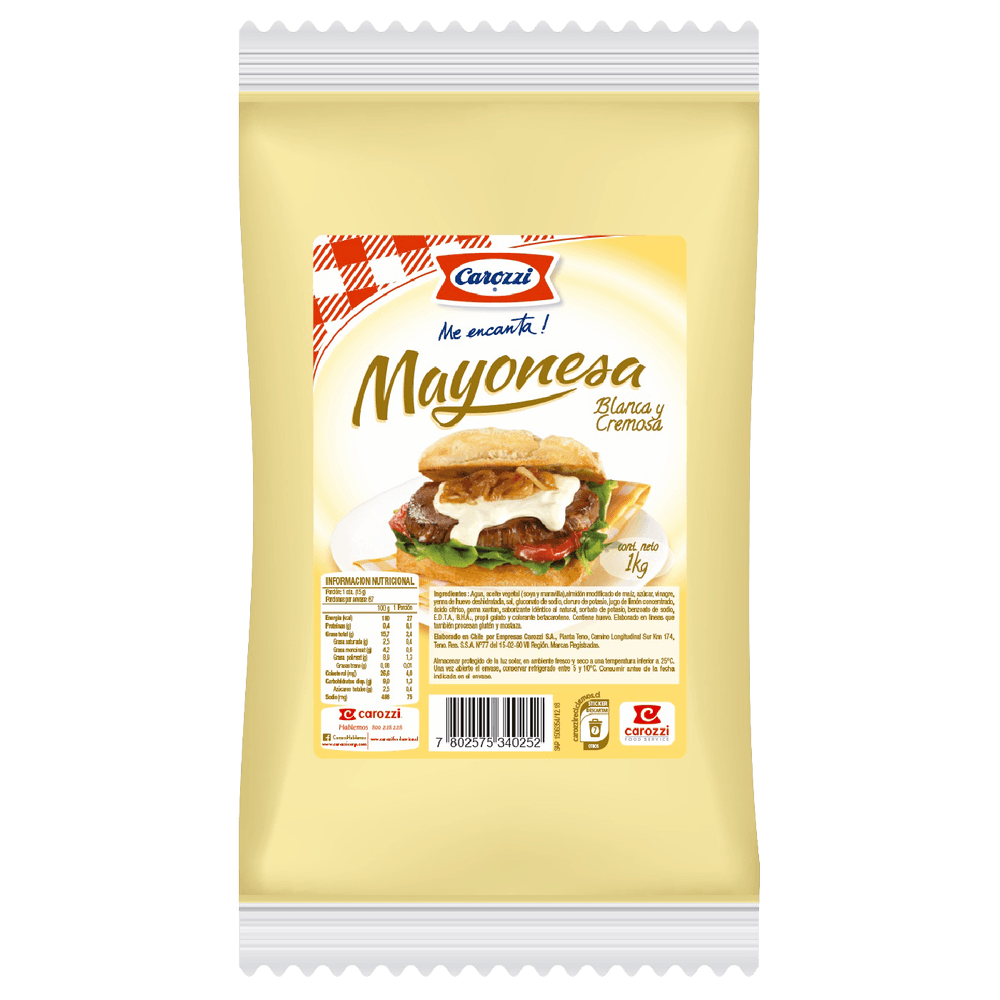 Mayonesa carozzi 1 kg