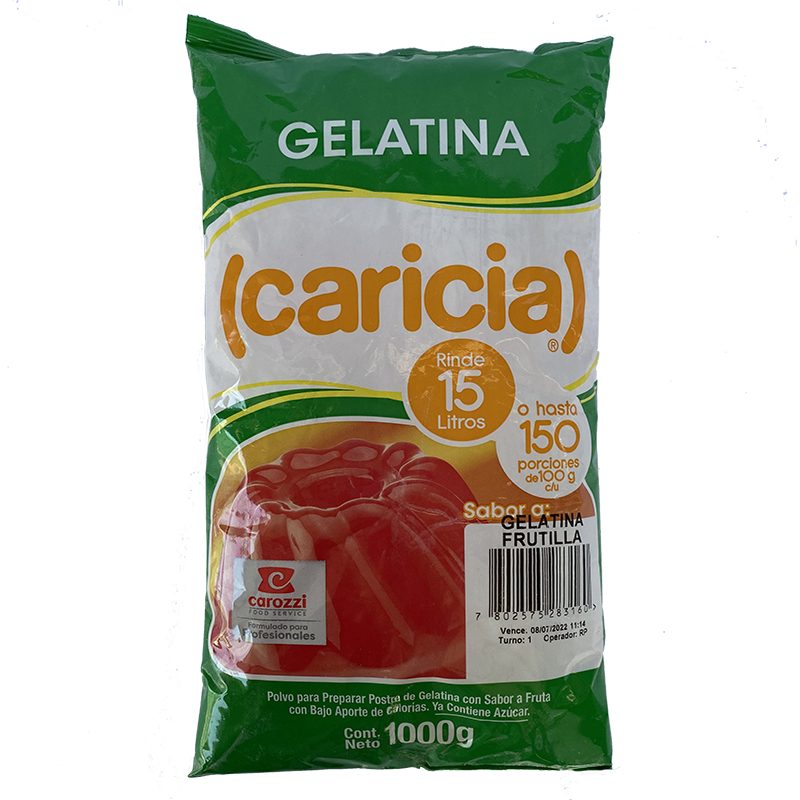 JALEA FRUTILLA Caricia 1 Kg