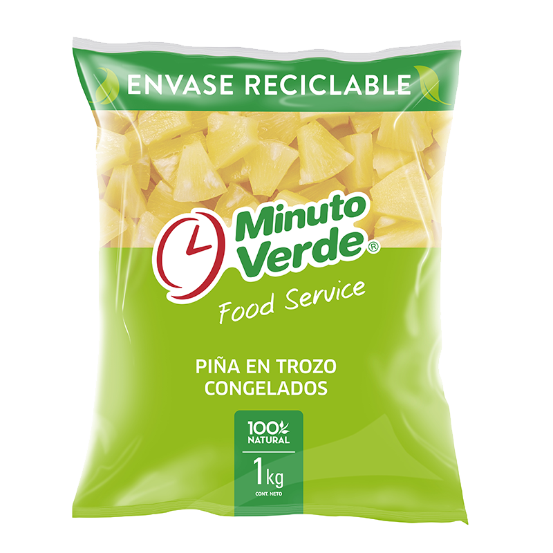 Piña en trozo Minuto Verde 1 Kg